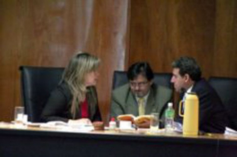 Miembros titulares del juicio Ycua Bolaños