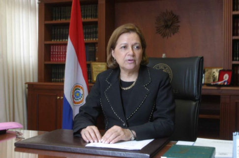 Dra Alicia Pucheta de Correa presidenta de la Circunscripción Judicial Guairá y Caazapá
