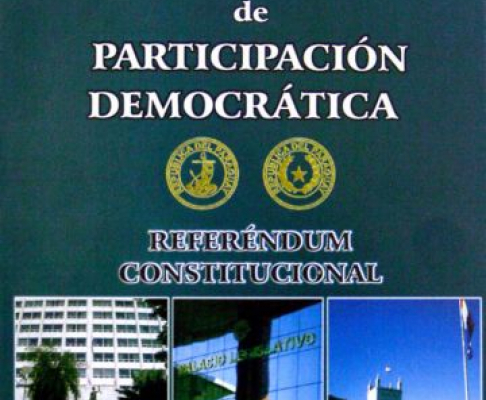 Instrumentos de Participación Democrática. Referendum Constitucional, se denomina el libro a ser presentado mañana a las 19 horas.
