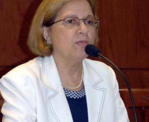 Alicia Pucheta de Correa, ministra de la Corte Suprema de Justicia.