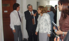 Doctora Pucheta recorrió dependencias del Tribunal de Cuentas, Primera Sala