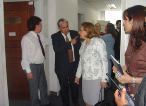 Doctora Pucheta recorrió dependencias del Tribunal de Cuentas, Primera Sala