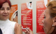 Realizaron campaña de vacunación contra la gripe AH1N1 en el Palacio de Justicia