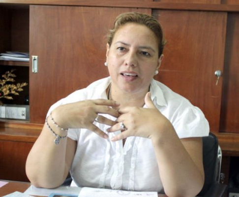 La titular del Sindicato de Funcionarios Judiciales del Paraguay (Sifjupar), Porfiria Ocholaski