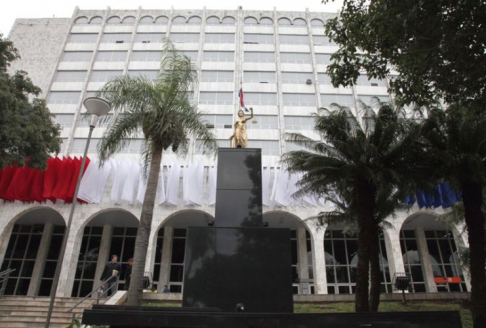 Fachada del Poder Judicial de Asunción 