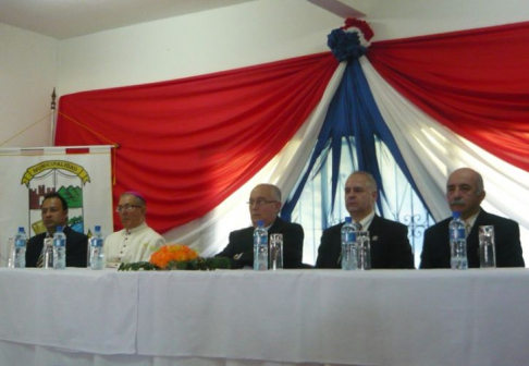 El presidente de la máxima instancia judicial, Luis María Benítez Riera y el ministro Miguel Oscar Bajac Participaron del encuentro desarrollado en Fuerte Olimpo.
