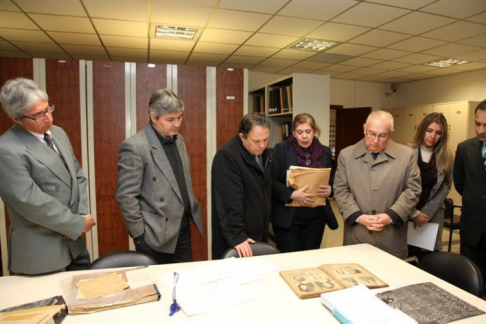 El doctor Carlos Mesía Ramírez visitó también el Museo de la Justicia, Centro de Documentación y Archivo para la Defensa de los Derechos Humanos. 