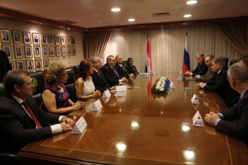 Delegación de la Corte Suprema de la Federación Rusa se reunión con los ministros de la Corte Suprema de Justicia del Paraguay.