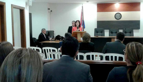 La ministra de la máxima instancia judicial doctora Miryam Peña destacó la importancia de que Amambay se constituya en ejemplo de administración de Justicia.