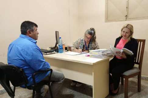 El primer día de trabajo llevado a cabo en a la Penitenciaría Regional de Concepción fueron entrevistados 22 internos