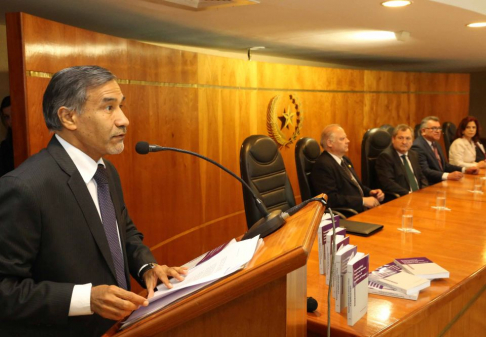La presentación oficial de la obra estuvo a cargo del ministro Manuel Dejesús Ramírez Candia.