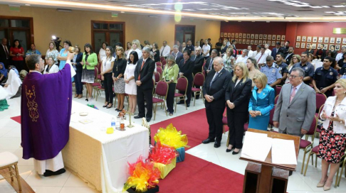 La misa por la culminación de las actividades judiciales de este año se llevó a cabo esta mañana en la sede de Asunción.
