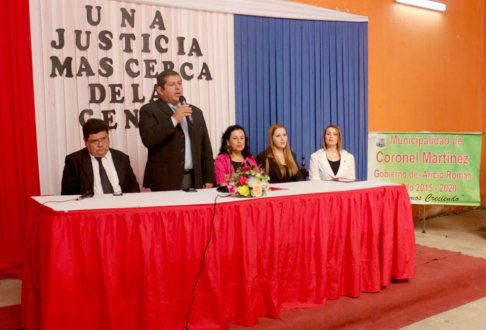 Se llevó a cabo la Audiencia Pública en la localidad de Coronel Martínez.