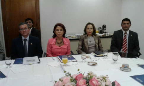 La vicepresidenta segunda de la Corte, doctora Miryam Peña, participó de la reunión de Planificación Estratégica en Amambay.