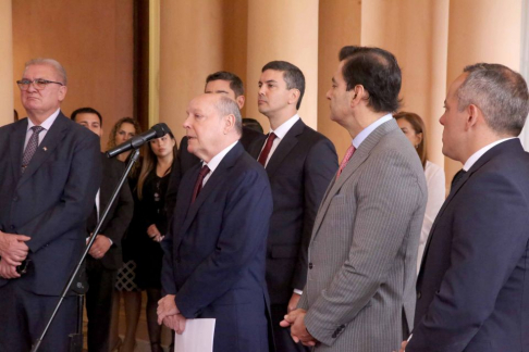 Presidente de la CSJ, César Diesel participó de la segunda Cumbre de Poderes del Estado.