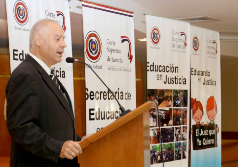 Ministro de la Corte Suprema de Justicia doctor Luis María Benítez Riera.