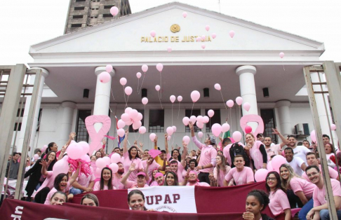 Con un marco multitudinario de asistentes se cerró la campaña de concienciación sobre la detección temprana del cáncer de mama.