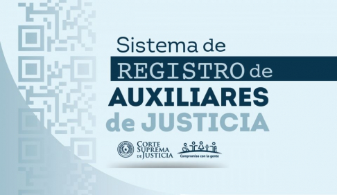 Nuevo Sistema de Registro de Auxiliares de Justicia 