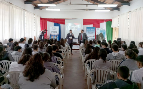 Participaron  más de doscientos alumnos del Colegio Técnico Nacional Profesor Andrés Aguirre de la ciudad de Eusebio Ayala correspondiente a la Circunscripción Judicial de Cordillera.