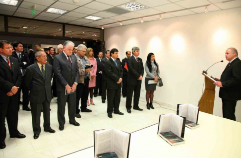 El ministro de la Corte Suprema de Justicia, doctor Luis María Benítez Riera destacó el trabajo del Museo de la Justicia, Centro de Documentación y Archivo para la Defensa de los Derechos Humanos