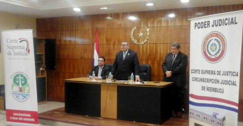 El taller debate se desarrolló en la sede judicial de Pilar, Circunscripción Judicial de Ñeembucú.