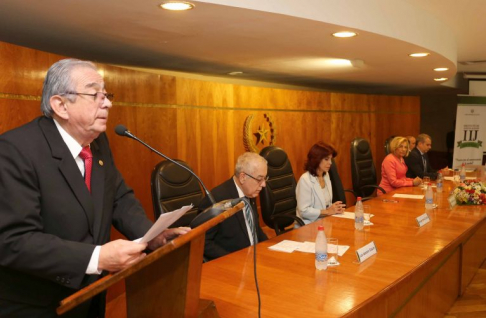 Las palabras de apertura estuvieron a cargo del pte de la CSJ, dr. Raúl Torres Kirmser, ministro responsable del IIJ