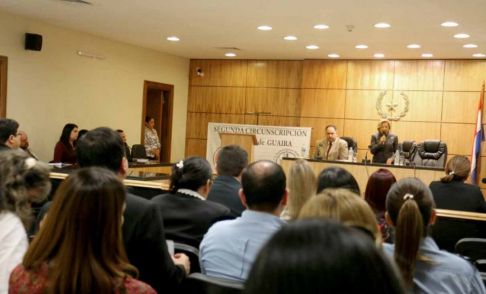 Ministra superintendente de la Circunscripción Judicial de Guairá, doctora Alicia Pucheta