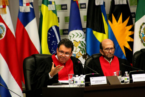 Juez Humberto Antonio Sierra Porto, presidente de la Corte IDH.