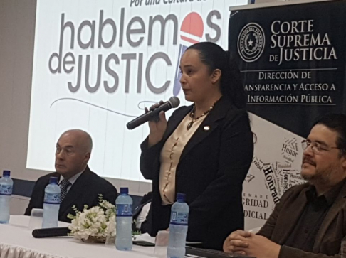 Margarita Miranda, vicepresidenta segunda de la Circunscripción Judicial de Caazapá