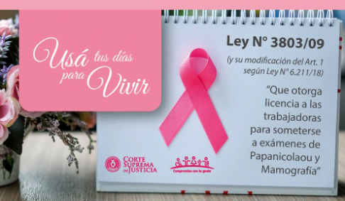 CSJ presentará campaña de concienciación sobre cáncer de mamas.