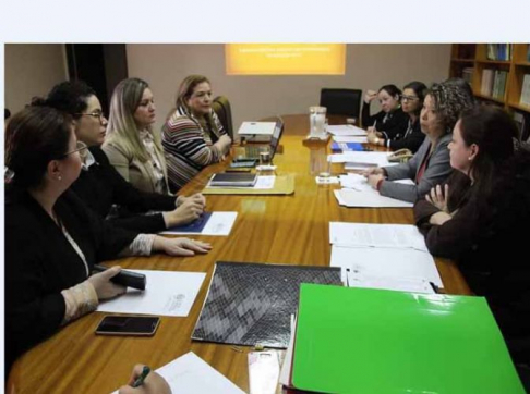 El encuentro contó con la participación de representantes de la Dirección de Mediación, autoridades de la Circunscripción Judicial de Alto Paraná, actuarios judiciales y ujieres del fuero de la Niñez y la Adolescencia y mediadores  de la jurisdicción.