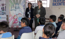 "Educando en Justicia" llegó hasta una escuela en Pilar