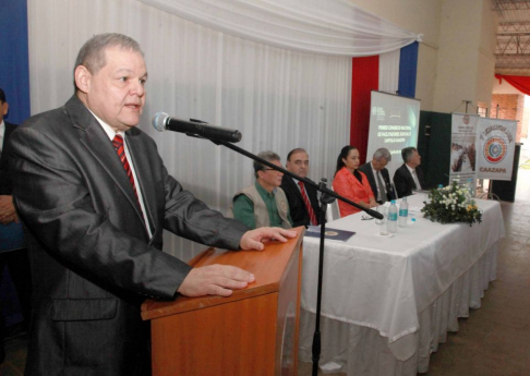  La palabra de bienvenida estuvo a cargo del presidente de la Circunscripción Judicial de Caazapá, Edgar Urbieta.