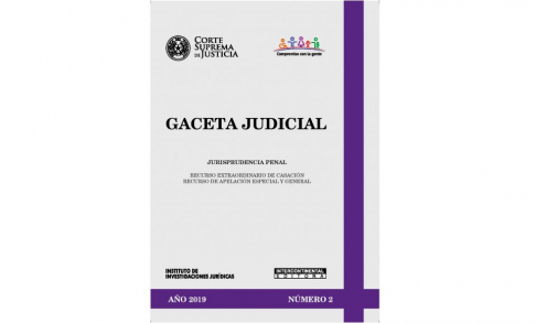 Segundo número de la Gaceta Judicial 2019.