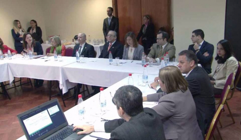 Participaron los ministros, Luis María Benítez Riera, Alicia Pucheta y José Raúl Torres Kirmser
